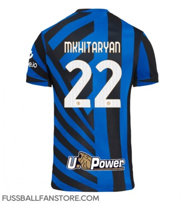 Inter Milan Henrikh Mkhitaryan #22 Replik Heimtrikot 2024-25 Kurzarm